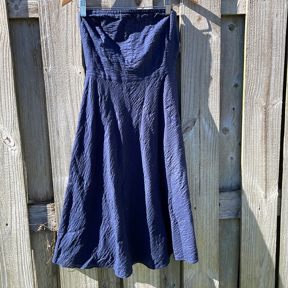 J. Crew Strapless A Line Dress Sz 2 EUC